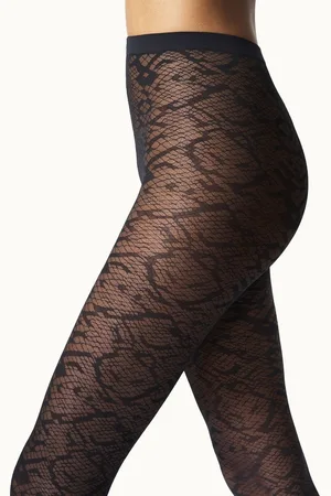 Wolford Snake Jacquard Thights Beenmode Dames -