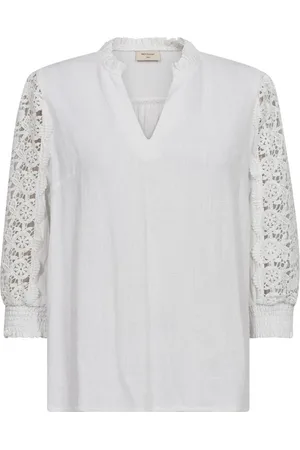Freequent Blouse Fqlara Blouse 205839 Brilliant White Dames