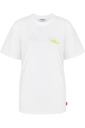 Fluresk T-shirt Emmeline T Shirt 25zqf14 011 Offwhite Dames