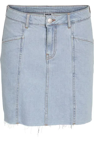 Noisy May Rok Nmnine Nw Short Skirt Az432lb 27034085 Light Blue Denim Dames