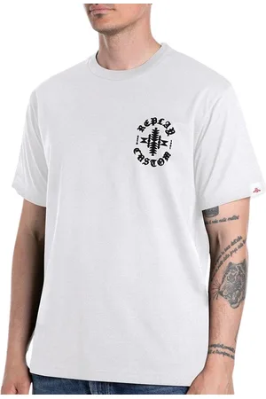 Replay Custom Print Shirt Heren
