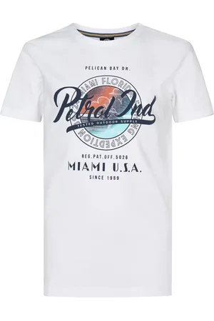 Petrol Industries Jongens Artwork T-shirt Driftstone - Wit