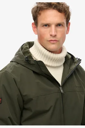 Superdry Surplus Nylon bomberjack met capuchon - Heren - Buitenjassen