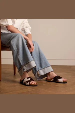 Manfield Dames - Slippers met cow print