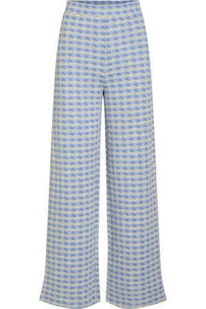VILA Broek Vigesta Hw Wide Pants 14106901 Kentucky Blue Dames