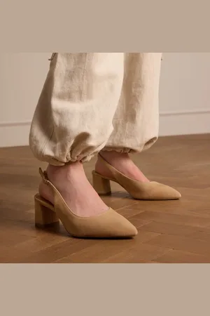No Stress Dames - su??de slingbacks