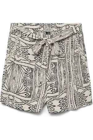 VERO MODA VMMENNY H/W SHORTS WVN GA Dames Broek - Oatmeal Tenna