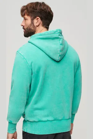 Superdry Neon Travel Graphic Hoodie met losse pasvorm - Heren - Hoodies