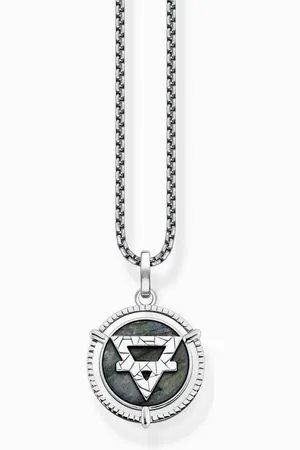 Thomas Sabo Dames-Ketting 925 Zilver Labradorit One Size 88482298