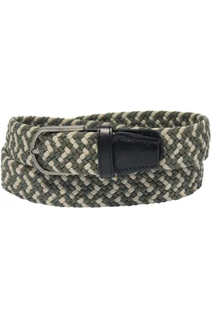 Atlas For Men Comfortabele gevlochten stretchriem - Heren - Verkrijgbaar in grote maten - 95