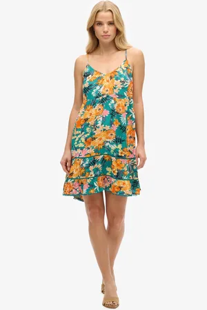 Superdry Mini Beach cami-jurk - Dames - Jurken