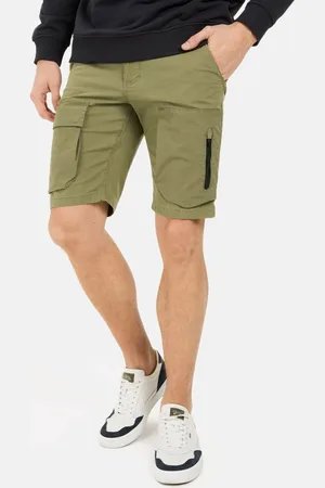 Camel Active Cargoshort met ripstopcontrast