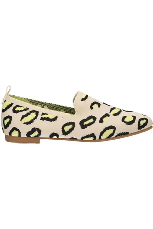 La Strada Loafer beige/yellow leopard dames - maat 41