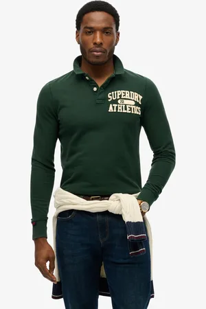 Superdry Vintage Athletic LS Polo Heren