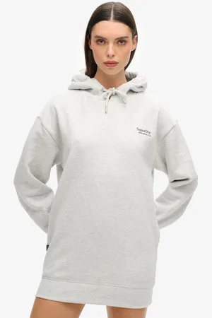 Superdry Essential sweatjurk met capuchon - Dames - Jurken
