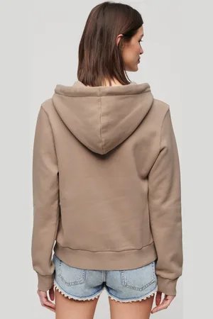 Superdry Metallic hoodie met vintage logo en grafische print - Dames - Hoodies