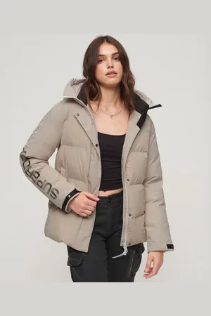 Superdry Gewatteerde City windparka met capuchon - Dames - Gewatteerde jassen
