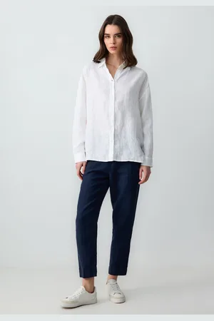 Jimmy Key Regular Fit Donkerblauwe Broek