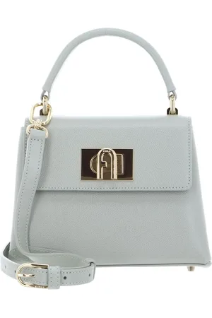 Furla Leren Handtas Avondtas 1927 Mini Top Handle Bag Mintgroen