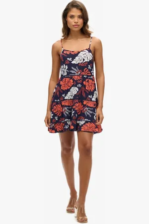 Superdry Mini Beach cami-jurk - Dames - Jurken