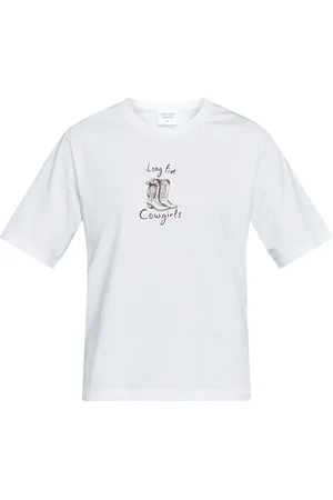 SisterS point Heda-loose.ss9 - Dames T-shirt - /Mocha