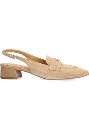 Manfield Dames - suède slingbacks