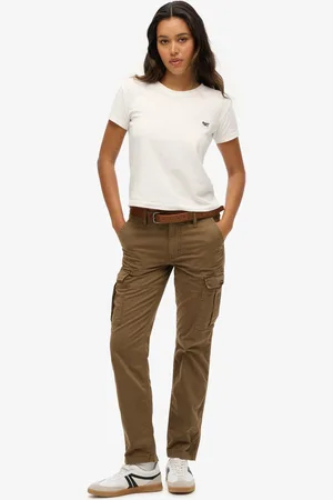 Superdry W7011208a Cargobroek Bruin 30 / 32 Vrouw