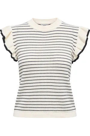 JDY CARICE S/L FRILL PULLOVER KNT NOOS - Dames - Gebreide truien