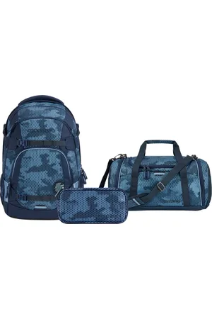 Coocazoo Schoolrugzakset MATE Geometric Sky, etui + sporttas