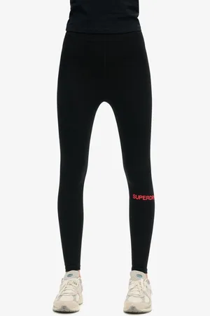 Superdry Sportieve legging met hoge taille - Dames - Broeken