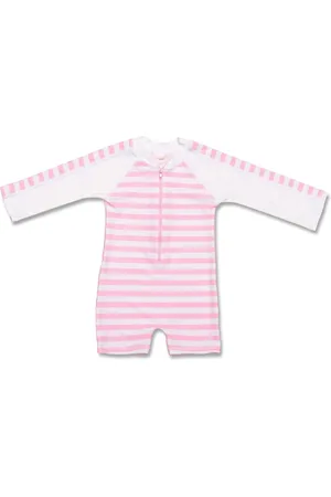 Snapper Rock UV werend Zwempakje Baby lange mouwen Gestreept -