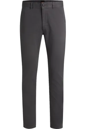 HUGO BOSS Chino Slim Antraciet