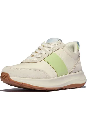 FitFlop F-Mode Flow Sneaker - Nylon & Suede Mix