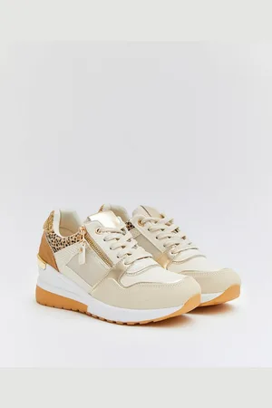 Buonarotti Dames Sneaker - Beige - Imitatieleer