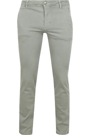 Suitable Chino broek Philo Flex Lichtgroen