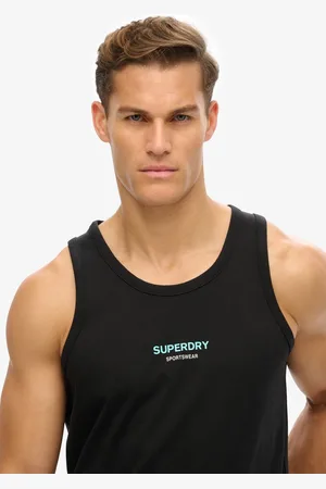 Superdry Sportswear Logo Relaxed Mouwloos T-shirt XL Man