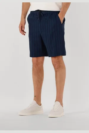 Shiwi Men Lewis Linen Shorts Yam Dye Stripes Broeken Heren -