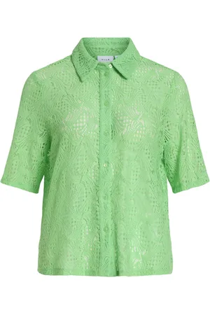 VILA Blouse Vibegena 2/4 Shirt/1 14085041 Summer Green Dames