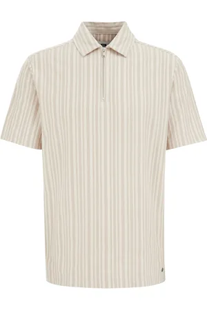 WE Fashion Heren polo met rits