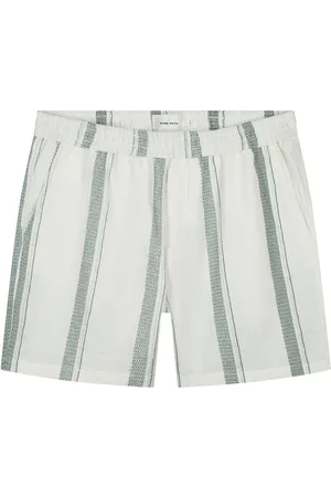 Pure Path Broek Cuban Striped Shorts 25010518 45 Off White Mannen