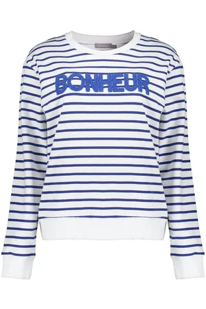 Geisha Sweat striped - 52118-41 - 625 blue/off-white