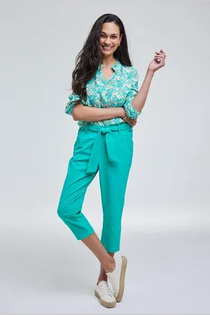 DIDI Dames Travel capri Journal in Peacock green maat 38