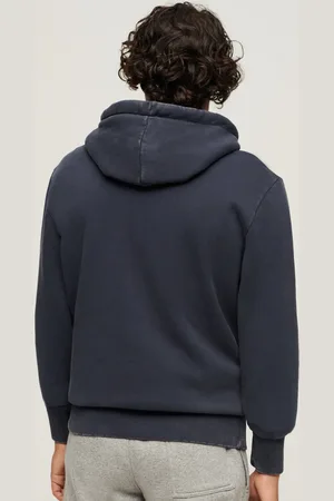 Superdry Neon Travel Graphic Hoodie met losse pasvorm - Heren - Hoodies