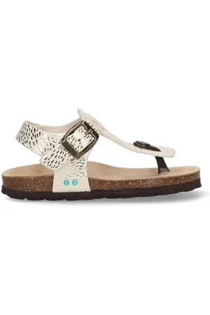 Bunnies JR 225417-906 Meisjes Platte Sandalen - - Imitatieleer - Gesp