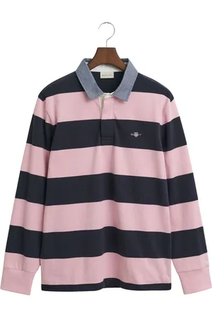 GANT Heavy Rugger Shield Polo Streep Navy