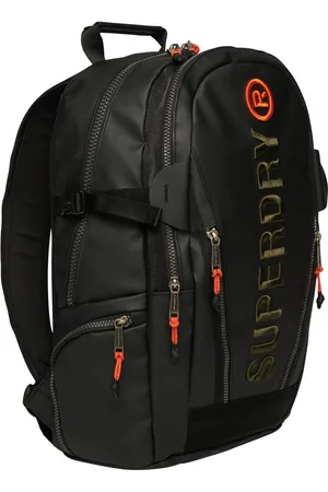 Superdry Tarp Embroidered Backpack Black
