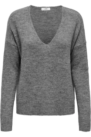 JDY ELANORA L/S V-NECK PULLO. KNT NOOS Dames Trui