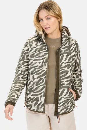 Camel Active Gewatteerde blouson met animal print
