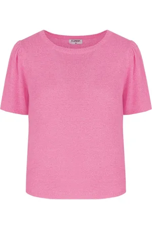 Fluresk T-shirt Niala Knitting Top 25zlf01 228 Blush Rose Dames