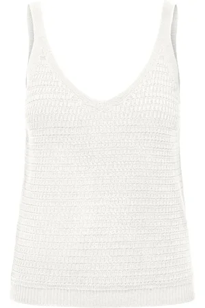 ONLY ONLROSEANN SL V-NECK KNT - Meisjes - Tank tops